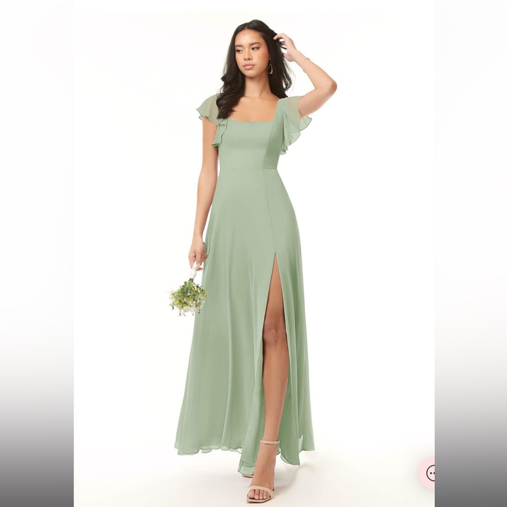Azazie Bondi Bridesmaid Dress in Dusty Sage